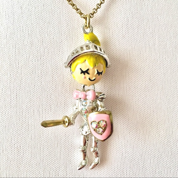 Betsey Johnson 'Fairyland Knight' Necklace NWT! - Picture 1 of 4